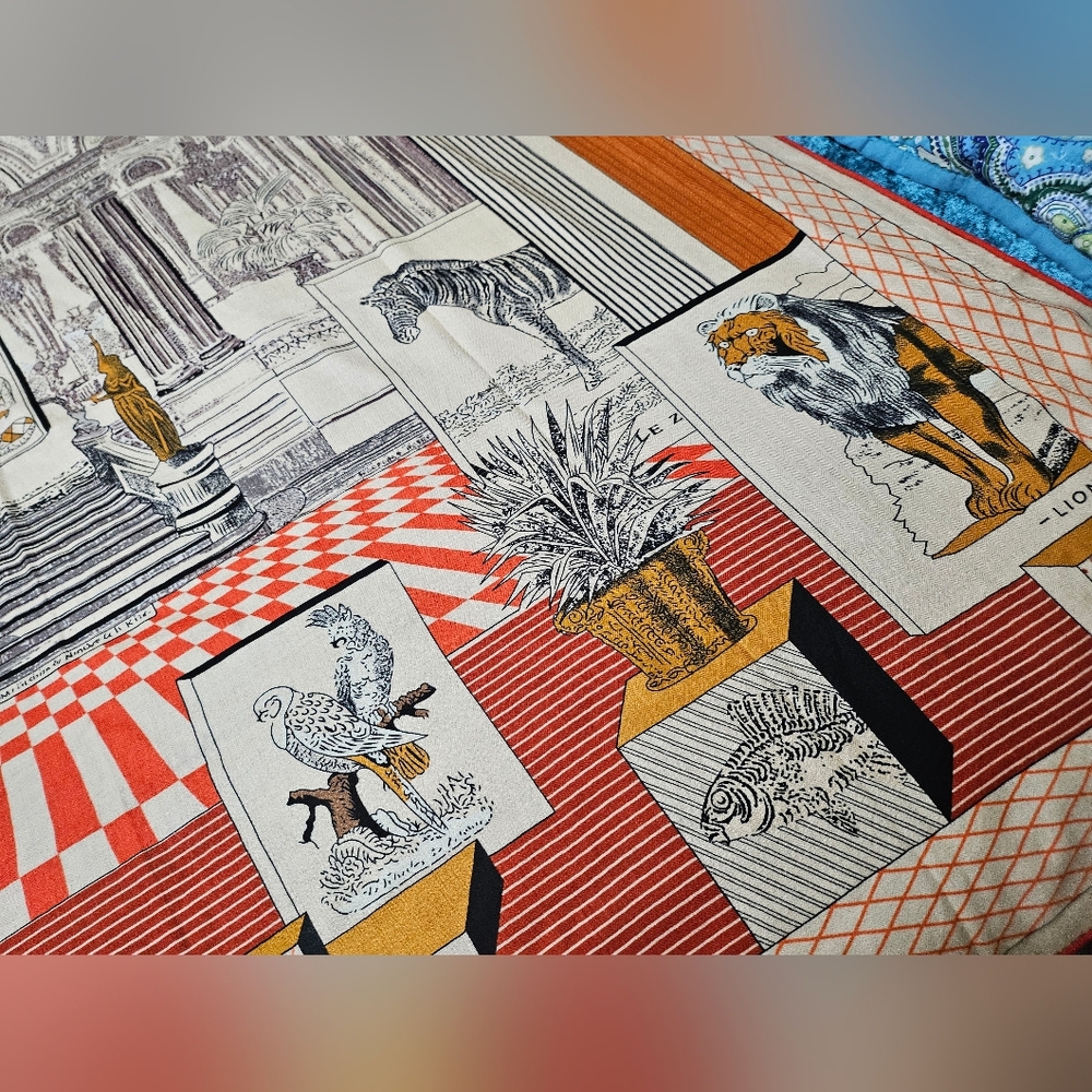 Hermès Grand Théâtre Nouveau Shawl. - Picture 3 of 12